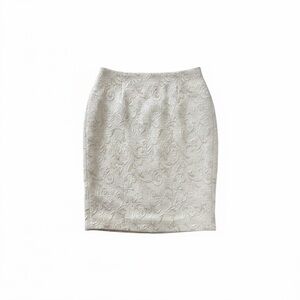 Spiegel cream skirt with paisley pattern Size 4
